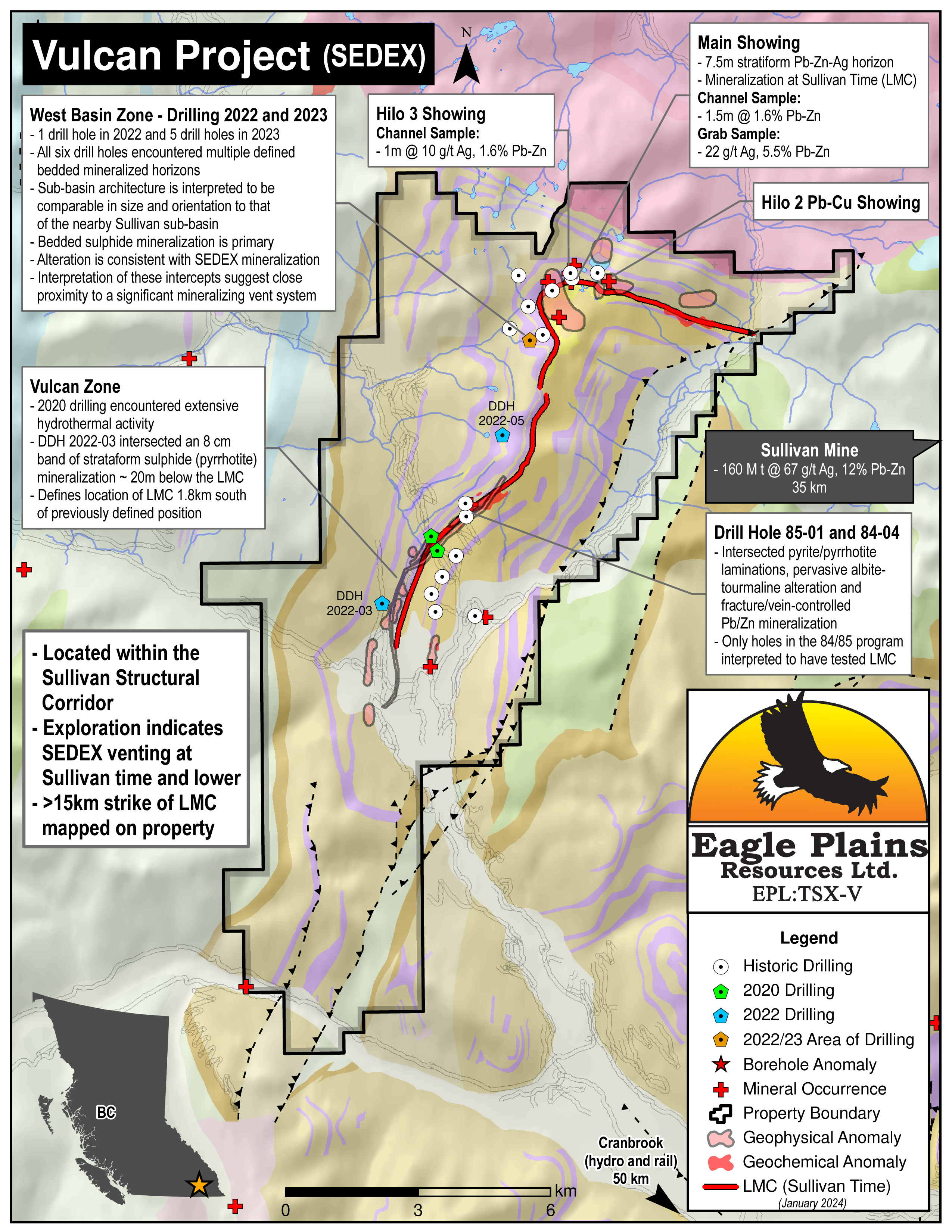 Vulcan Project Highlight Map