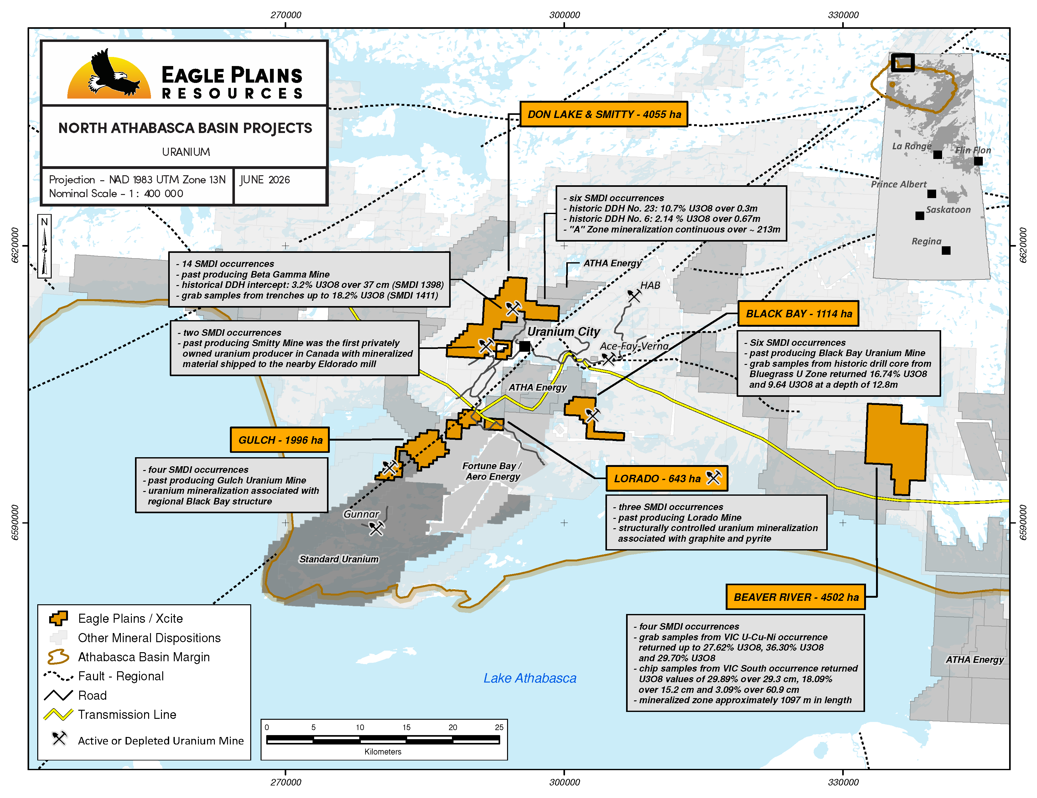 Athabasca Basin Map - June 2026