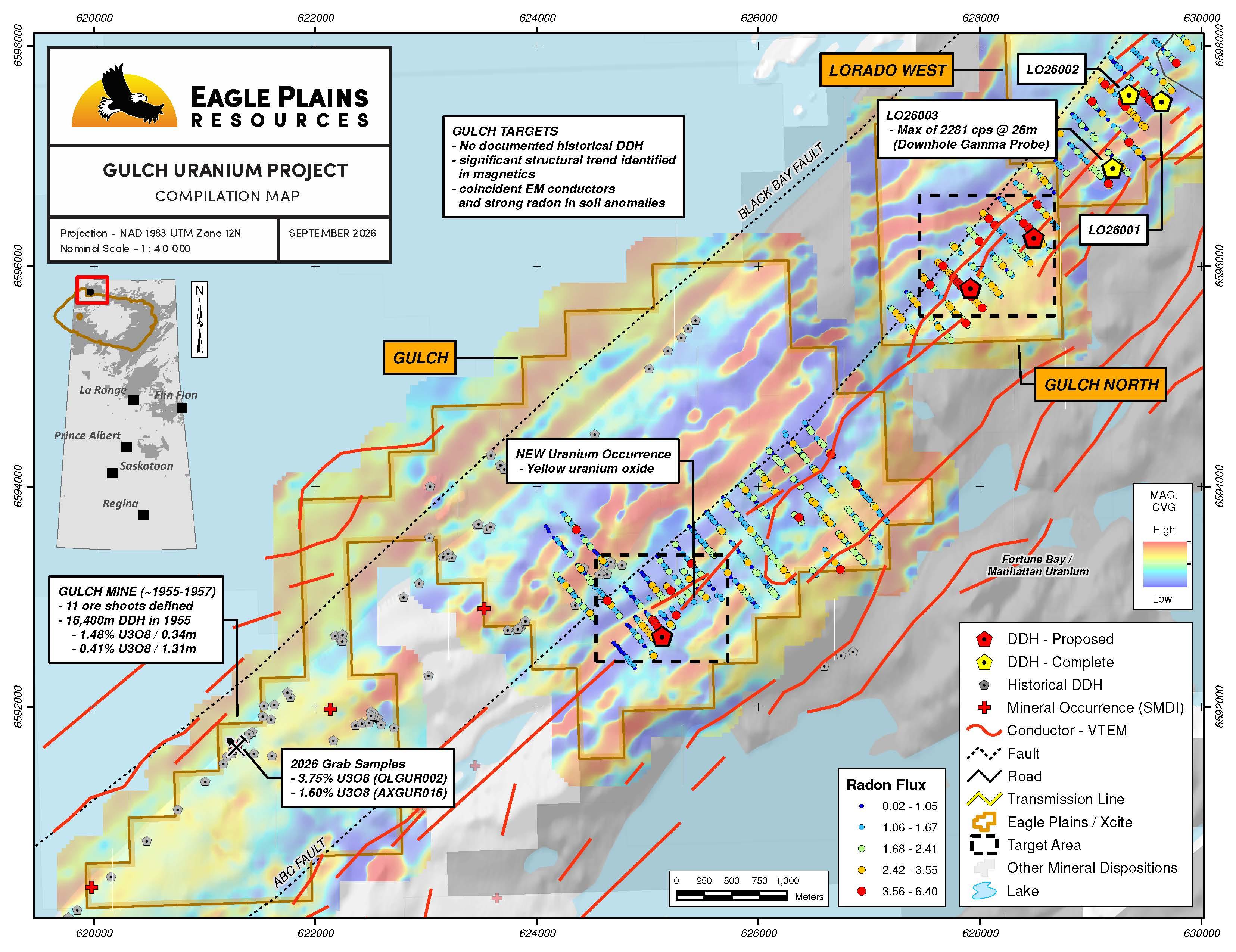 Gulch Uranium Project Compilation Map