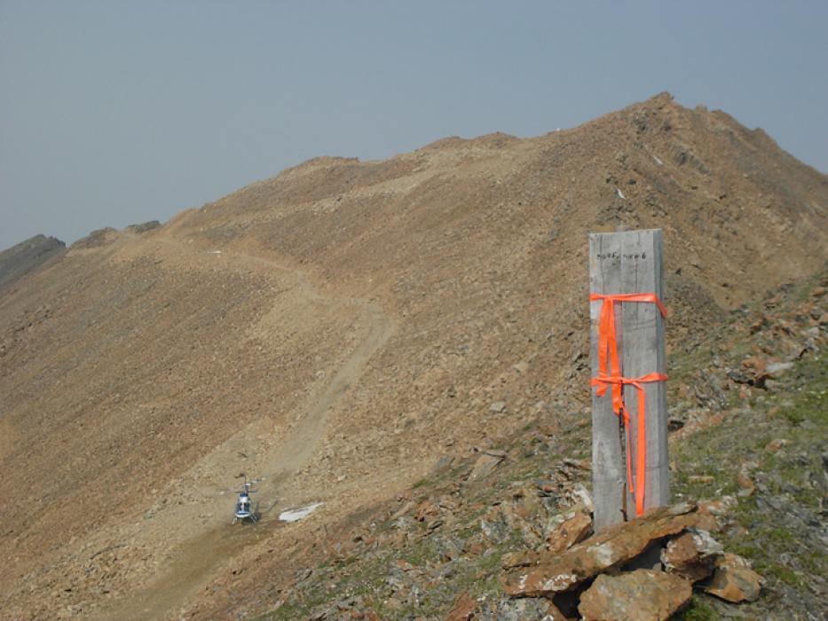 Yukon Mineral Exploration Claim Post Yukon Claim Post for Mineral Exploration property