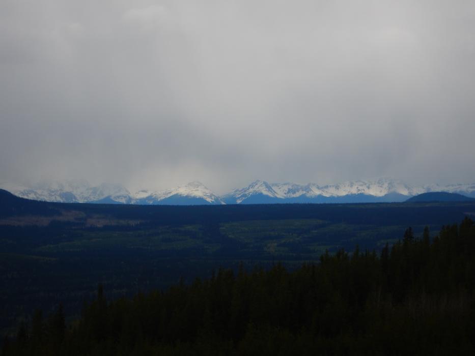 Looking west from the Hearne Hill property