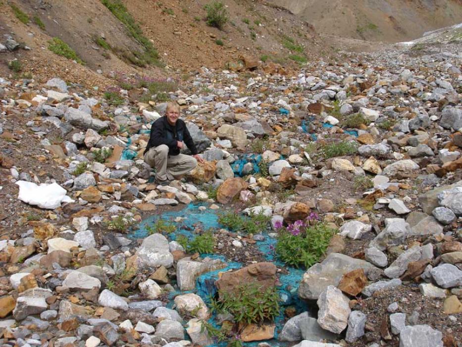 Seasonal Chalcanthite Release from Copper Canyon Seasonal Chalcanthite Release from Copper Canyon